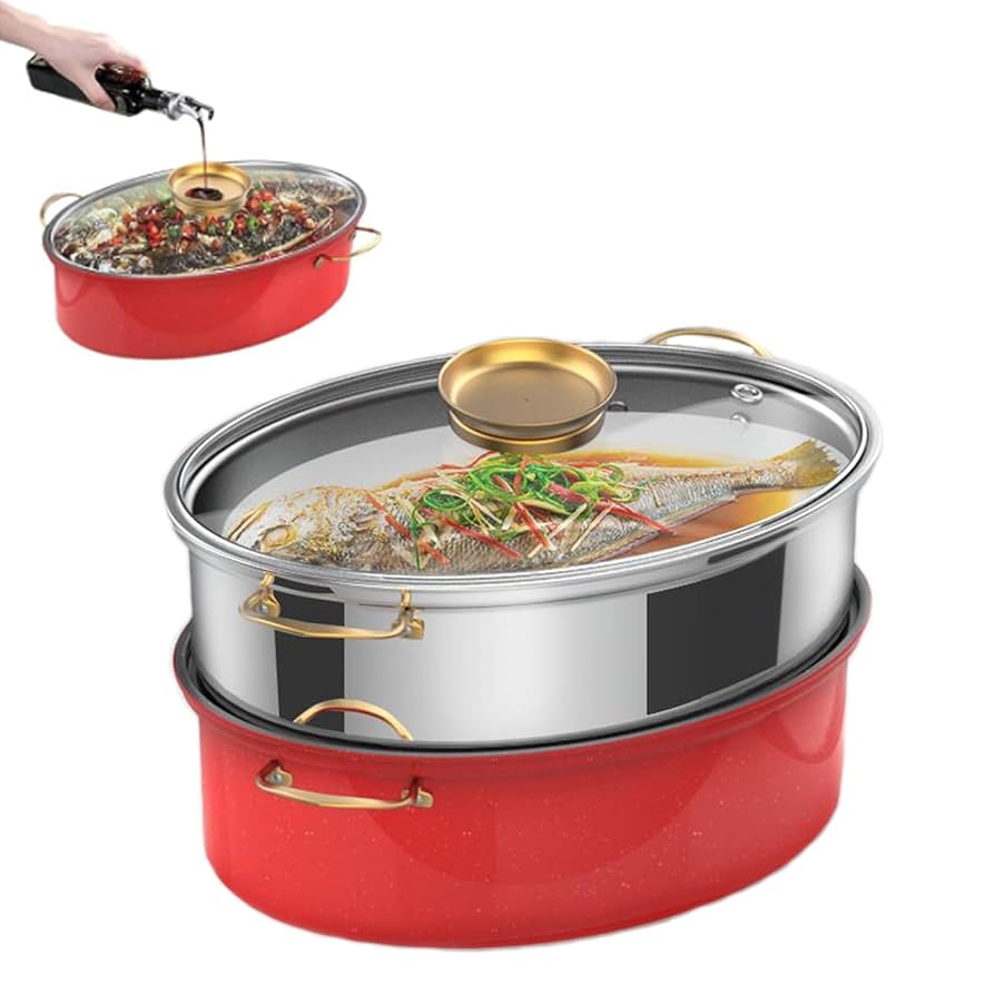 【レア・希少】銅鍋 　魚料理用　スイス製 Amazon.co.jp: 和平フレイズ 厳選道具 ステンレス煮魚鍋 30cm